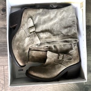 Jeffery Campbell Morgan slouchy boot gray 9 (8.5)